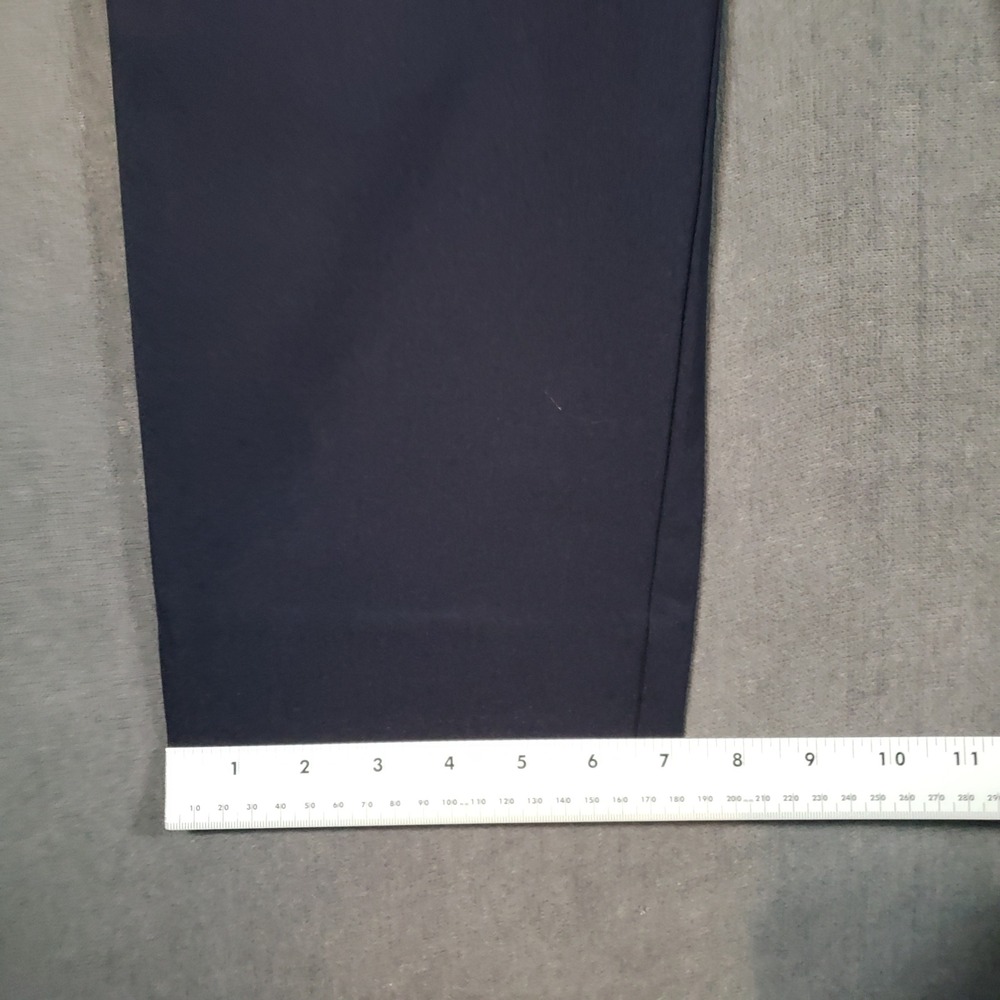 Charter Club Pull‎ On Pants Womens 8 Navy Blue Cropped Vented Hem - Picture 7 of 11